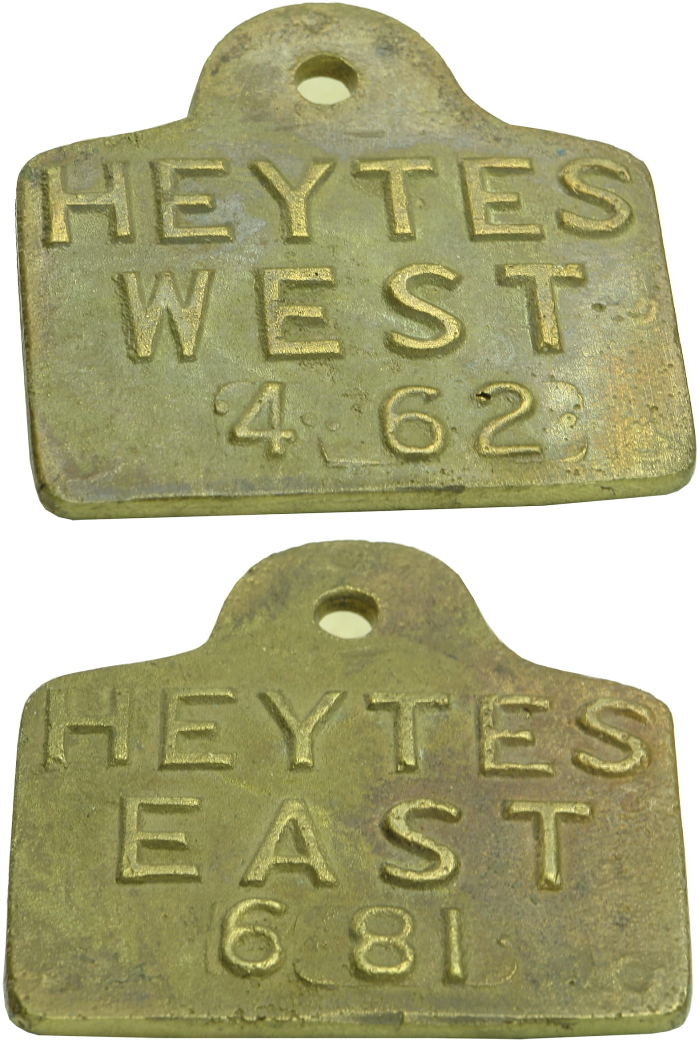 Heytes West and East Tags