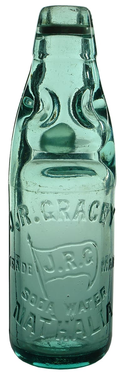 Gracey Nathalia Antique Soda Water Codd Bottle