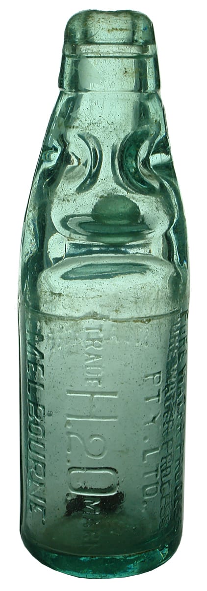 Pure Water Process Melbourne Old Codd Bottle