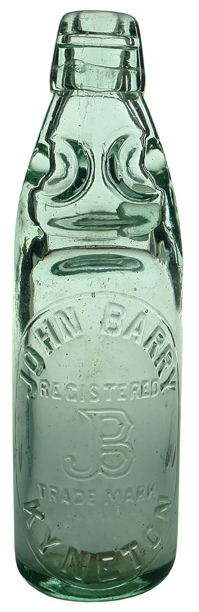 John Barry Kyneton Kilner Bros Antique Codd Bottle