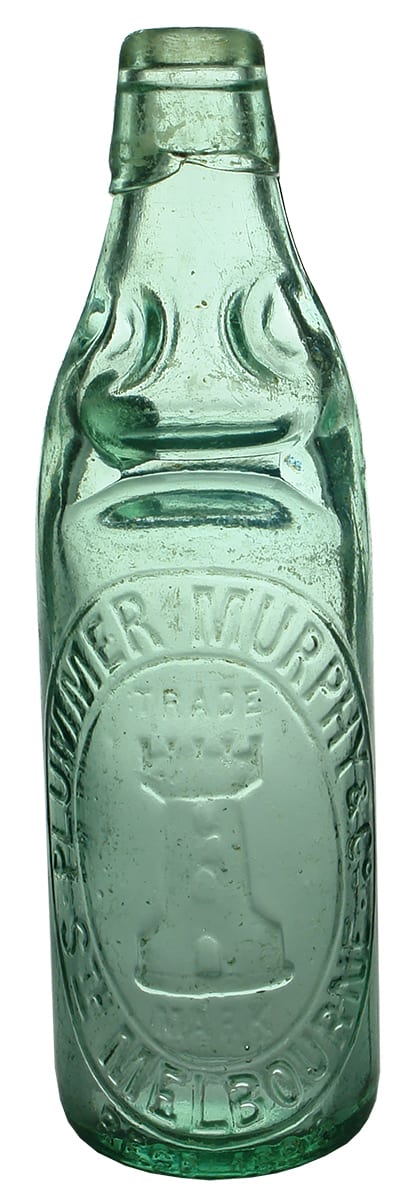 Plummer Murphy South Melbourne Antique Codd Bottle