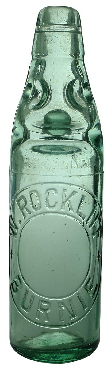 Rockliff Burnie Antique Codd Marble Bottle