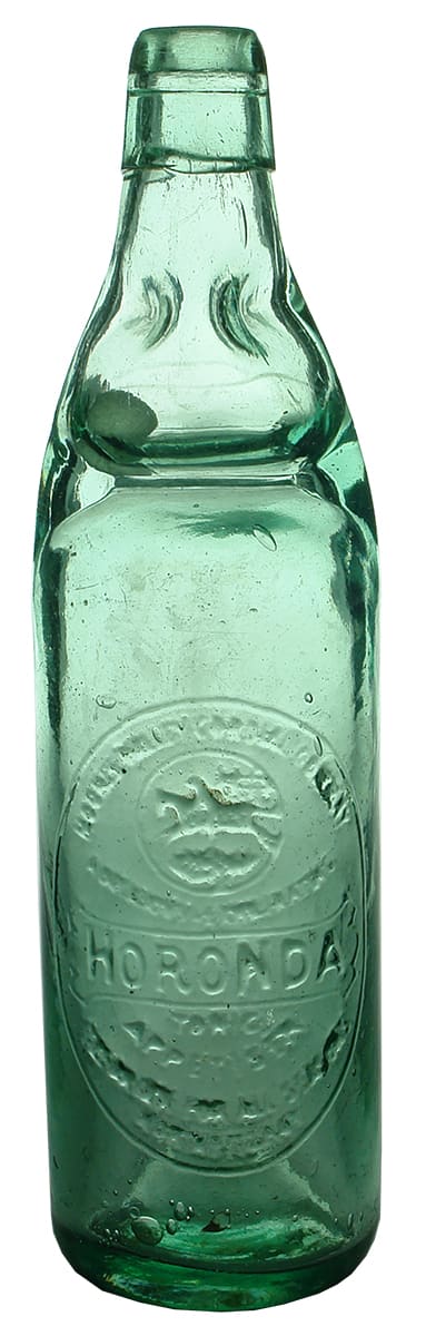 Moonee Valley Cordial Copmany Tonic Appetizer Antique Codd Bottle