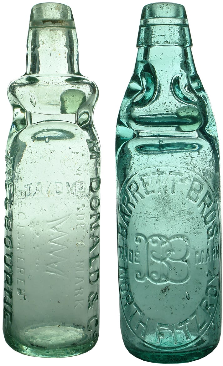Old Antique Codd Bottles