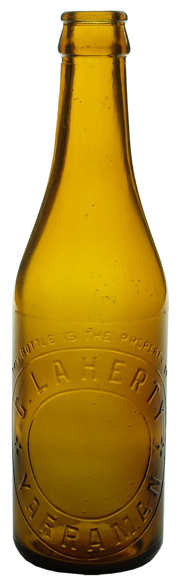 Laherty Yarraman Amber Crown Seal Bottle