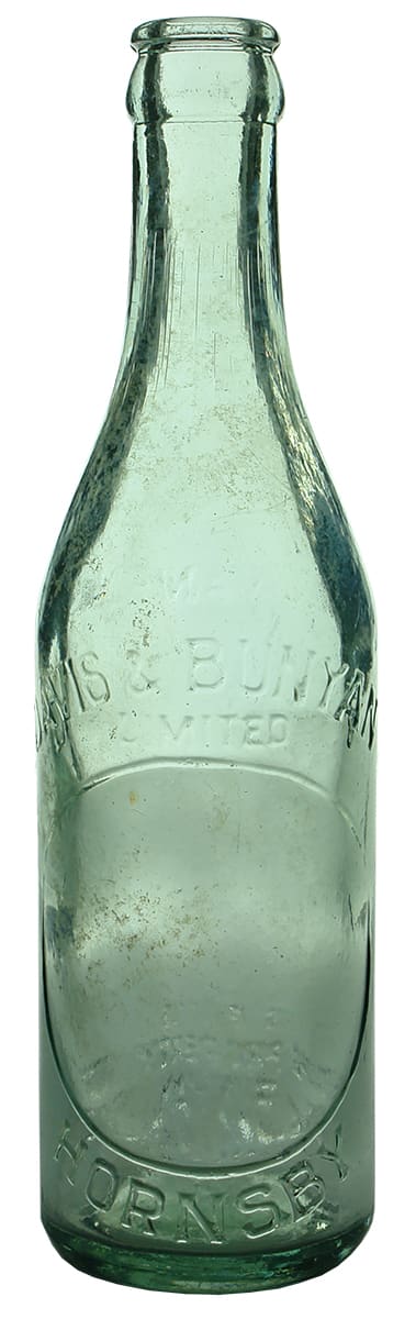 Davis Bunyan Hornsby Crown Seal Soft Drink Bottle