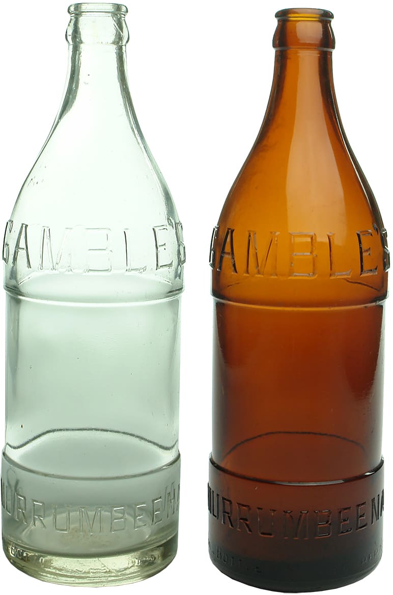 Old Crown Seal Soft Drink Bottles