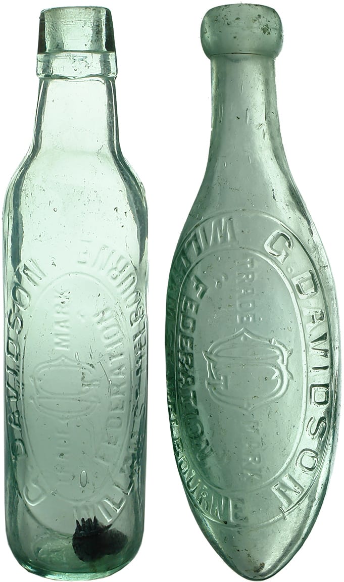 Antique Old Aerated Waters Bottles
