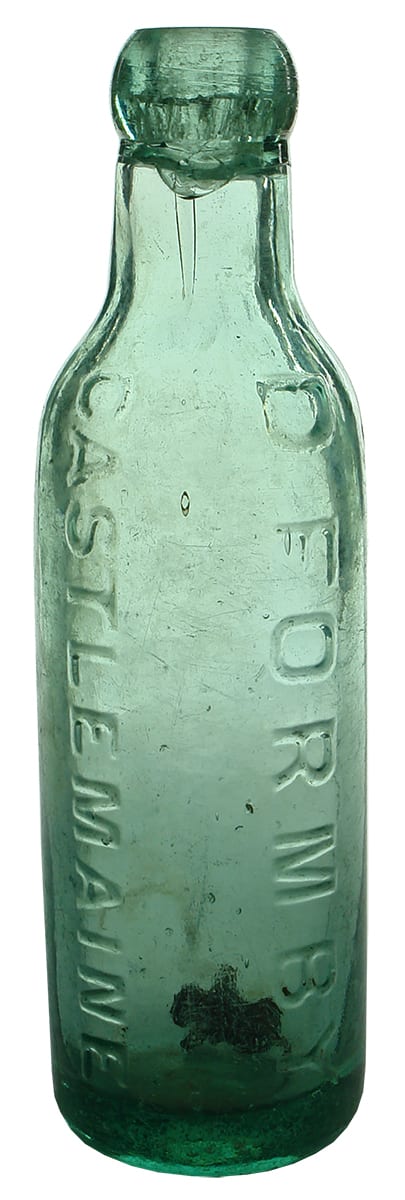 Formby Castlemaine Antique Bell Patent Bottle