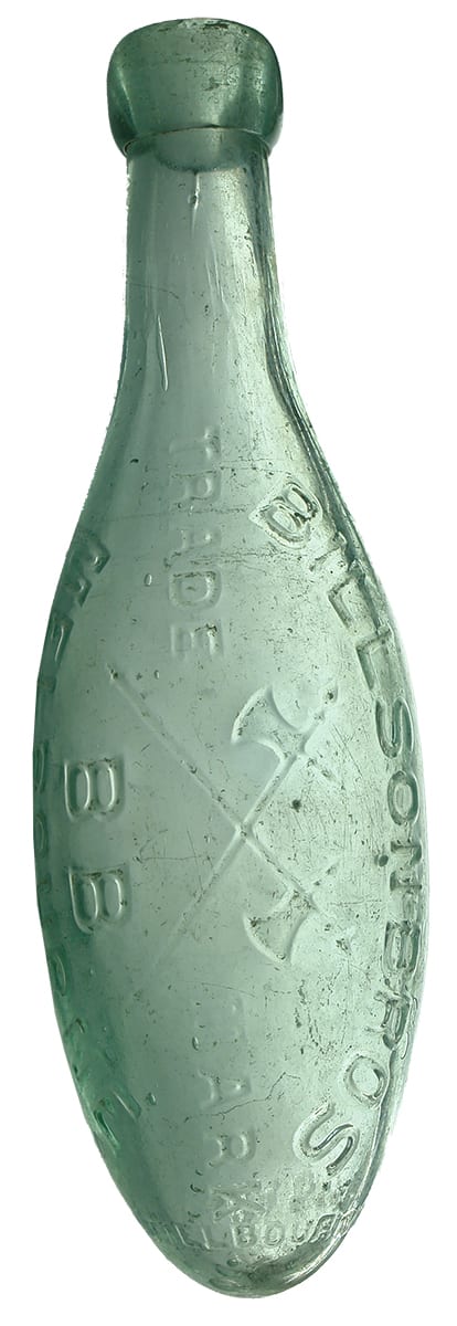 Billson Melbourne Antique Torpedo Bottle