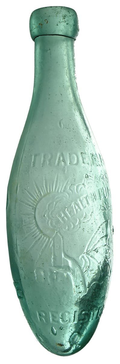 Trood Melbourne Health Purity Antique Torpedo Bottle