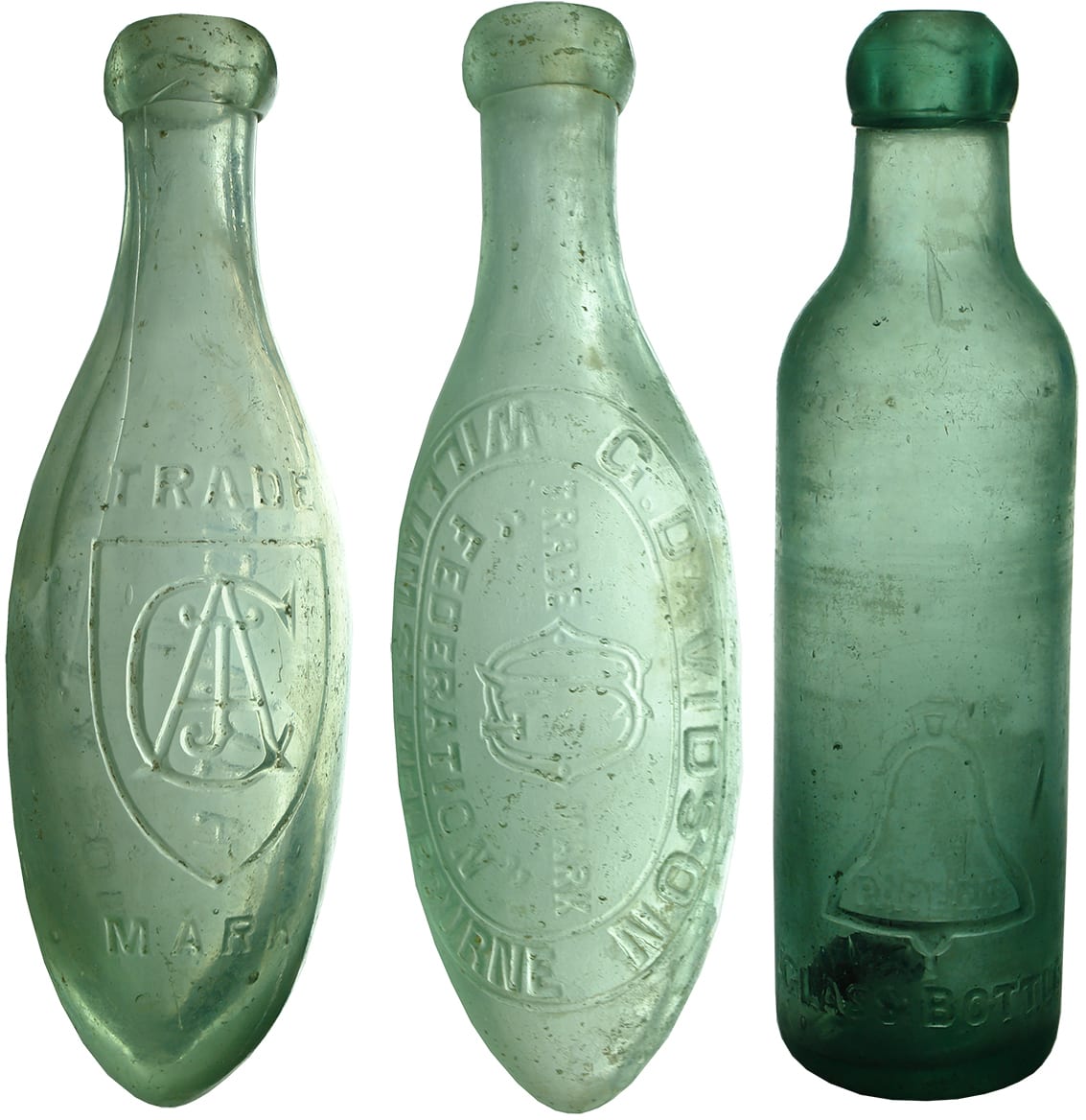 Old Aerated Water Soft Drink Bottles