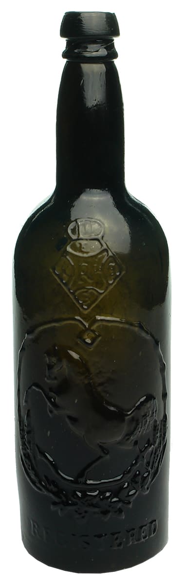 Tooth Black Horse Ale Antique Bottle