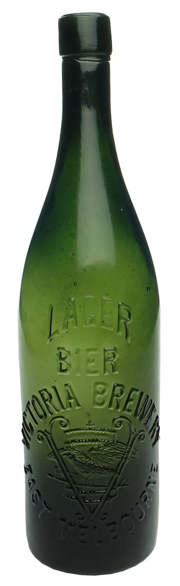 Lager Bier Victoria Brewery East Melbourne Bottle