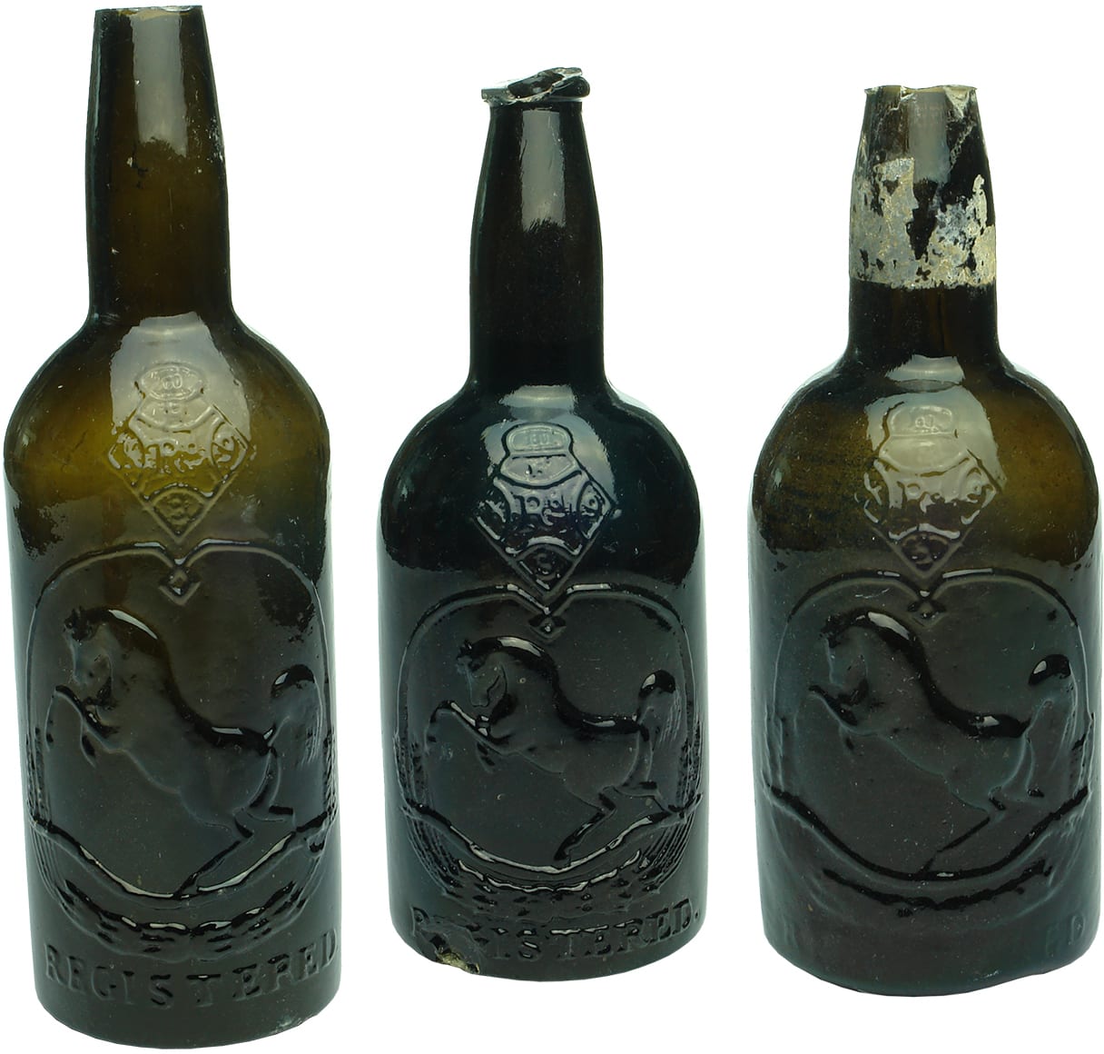 Tooth Black Horse Ale Antique Bottles