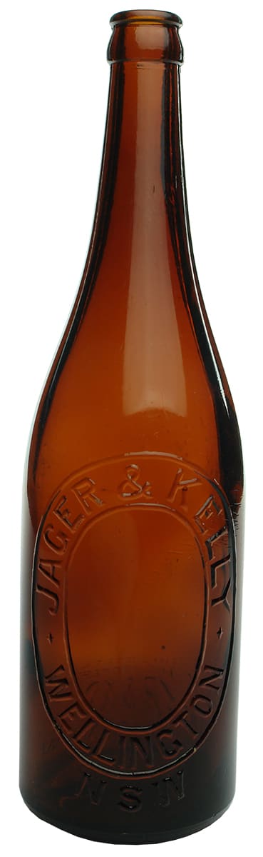 Jager Kelly Wellington Amber Beer Bottle