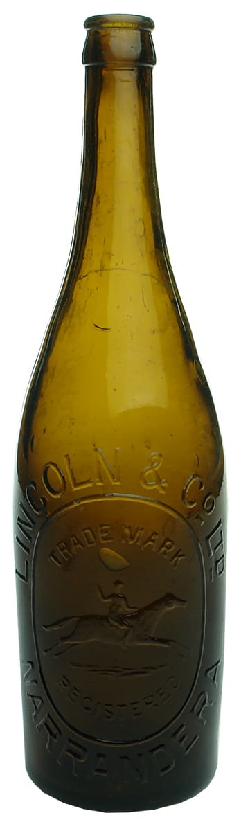 Lincoln Narrandera Stockman Beer Bottle