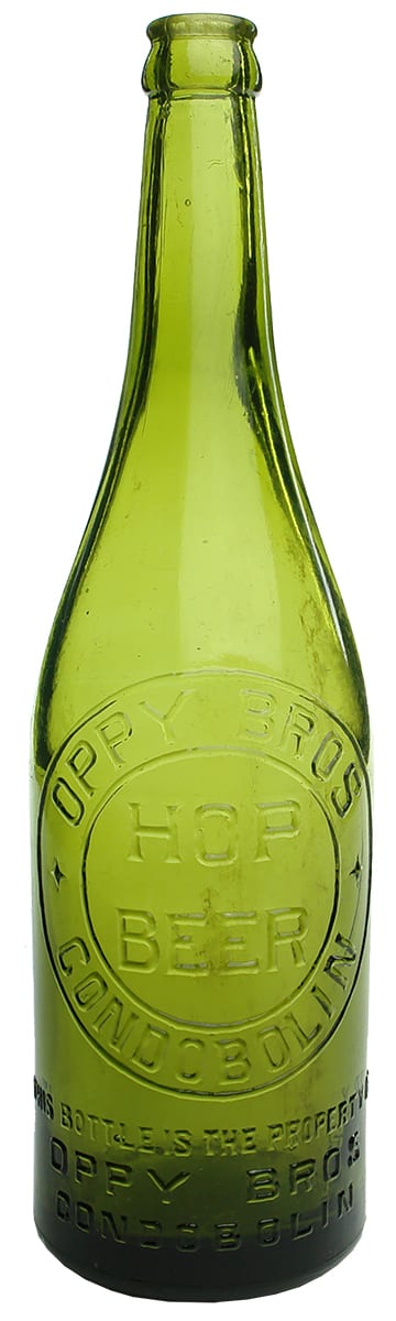 Oppy Bros Condobolin Green Crown Seal Bottle