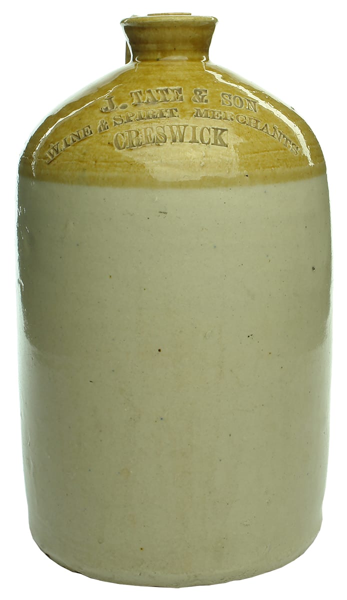 Tate Creswick Impressed Stone Demijohn