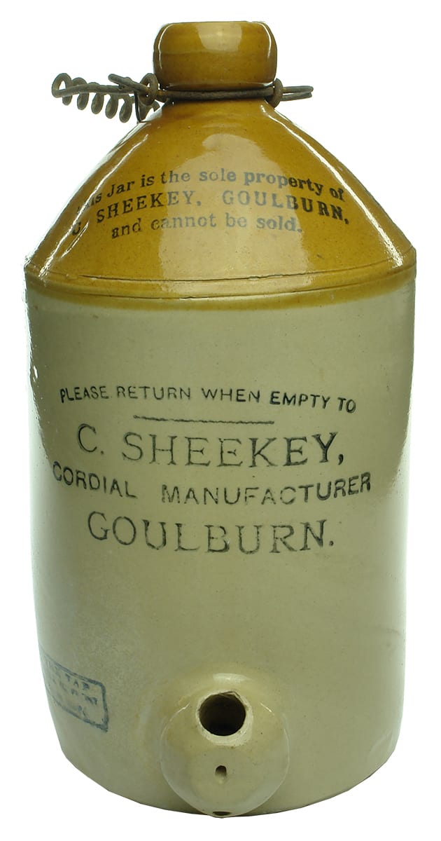 Sheekey Goulburn Printed Stoneware Demijohn