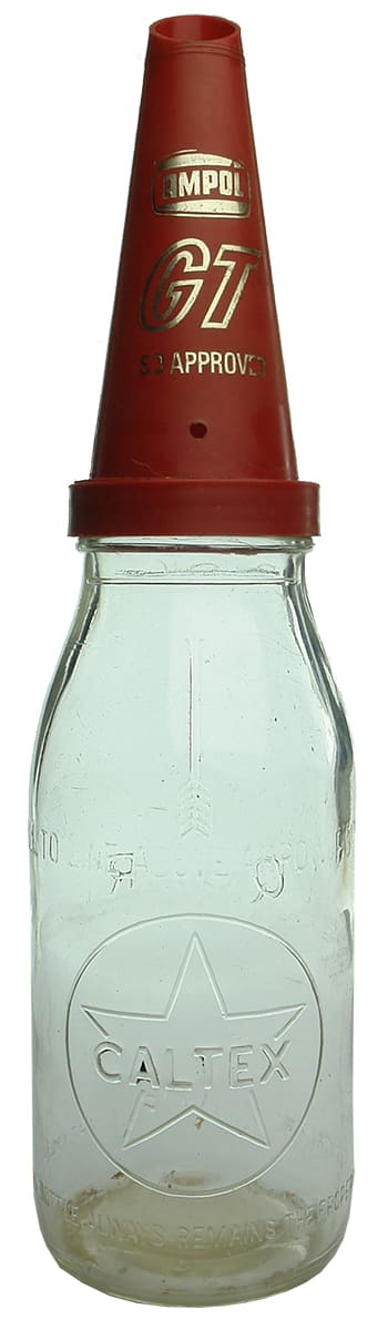 Caltex Oil bottle Ampol Pourer