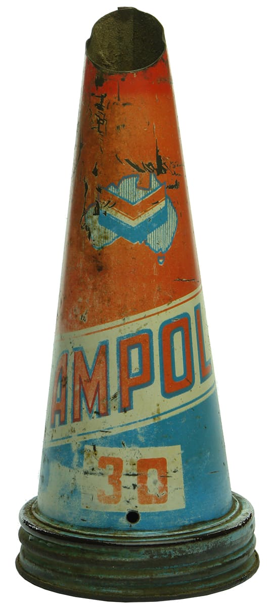 Ampol tin oil pourer