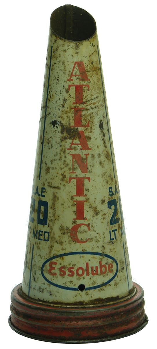 Atlantic Essolube Tin oil pourer