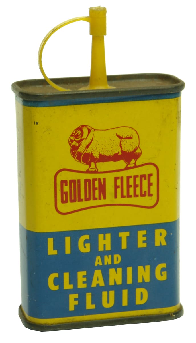 Golden Fleece Lighter Cleaning Fluid Tin