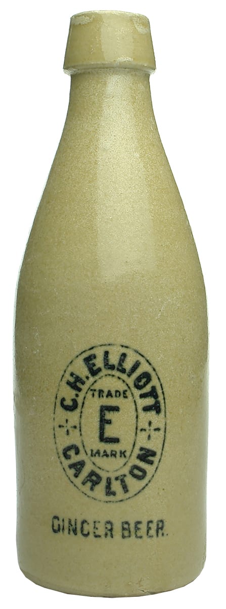 Elliott Carlton Stoneware Ginger Beer Bottle