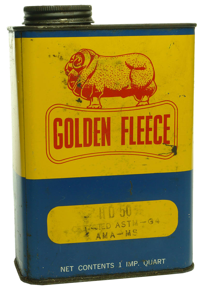 Golden Fleece Oil Tin