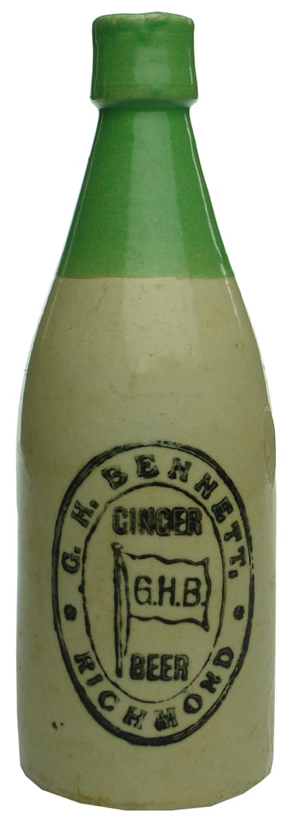 Bennett Richmond Ginger Beer Green Top Bottle