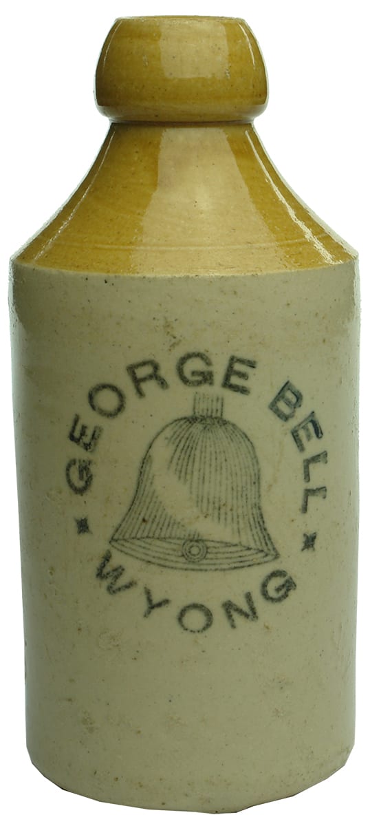 George Bell Wyong Stoneware Ginger Beer Bottle