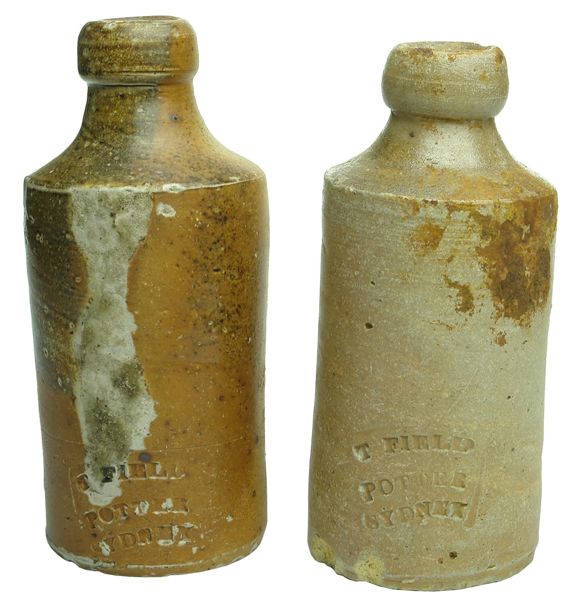 Stoneware Ginger Beer bottles