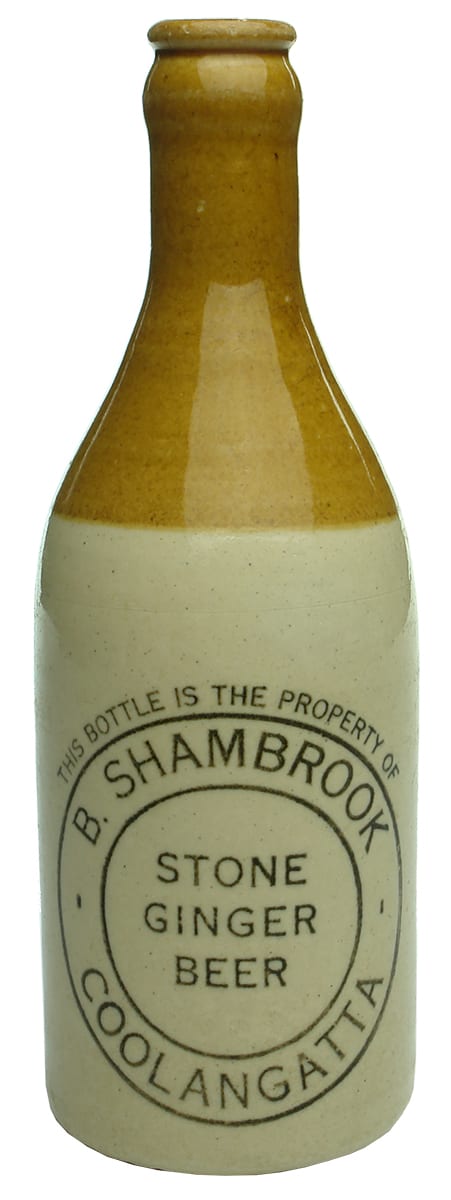 Shambrook Coolangatta Stoneware Ginger Beer Bottle