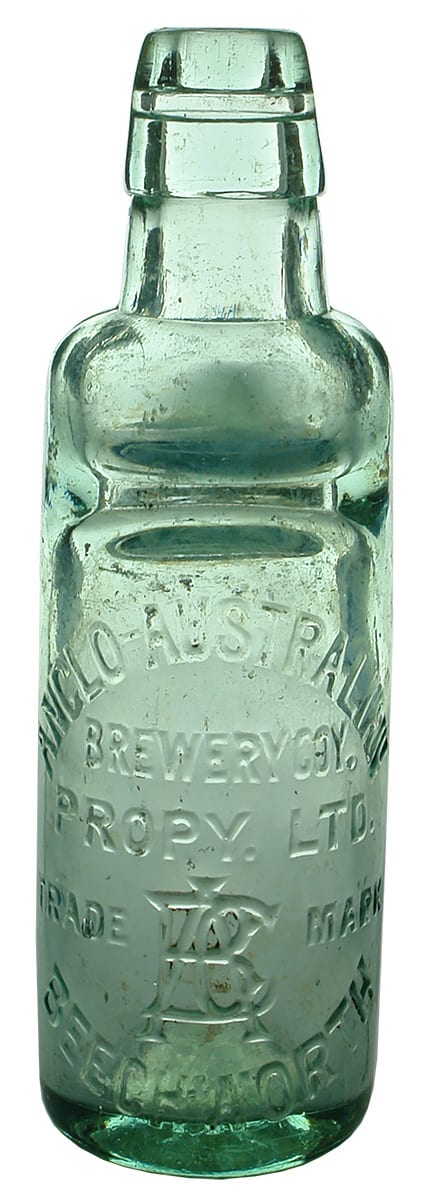 Anglo Australian Beechworth Codd Marble Bottle
