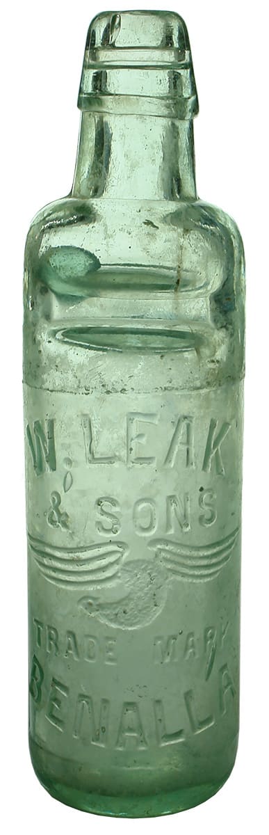Leak Sons Benalla Codd Marble Bottle