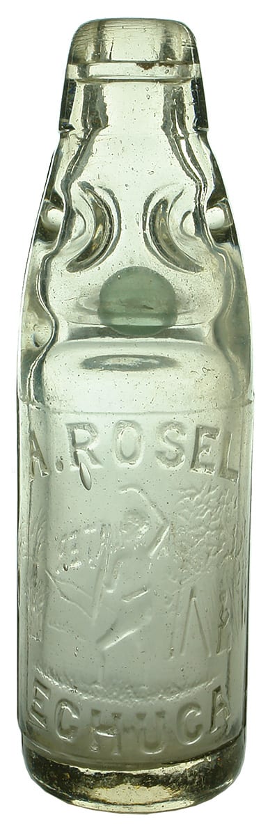 Rosel Echuca Codd Marble Bottle