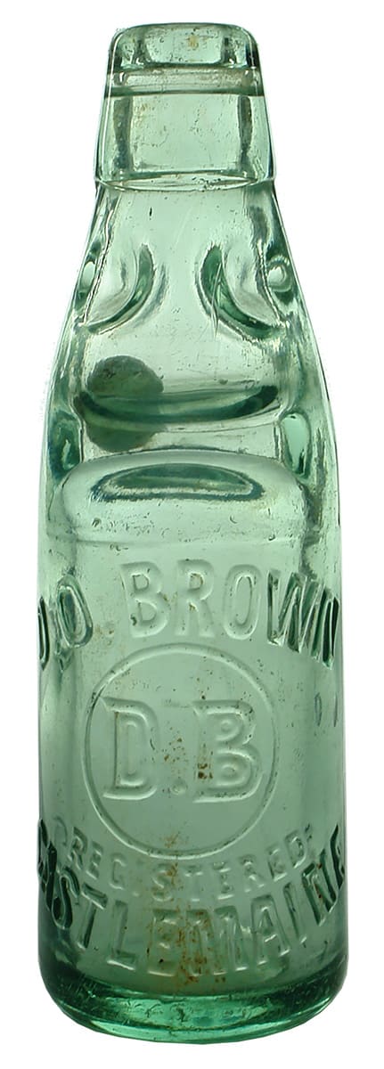 Brown Castlemaine Codd Marble Bottle