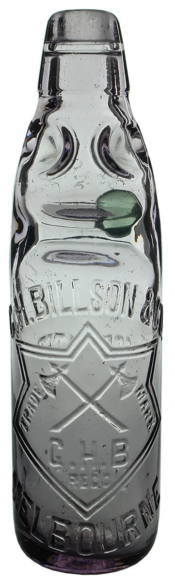 Billson Melbourne St Kilda Soda Water Codd Marble Bottle