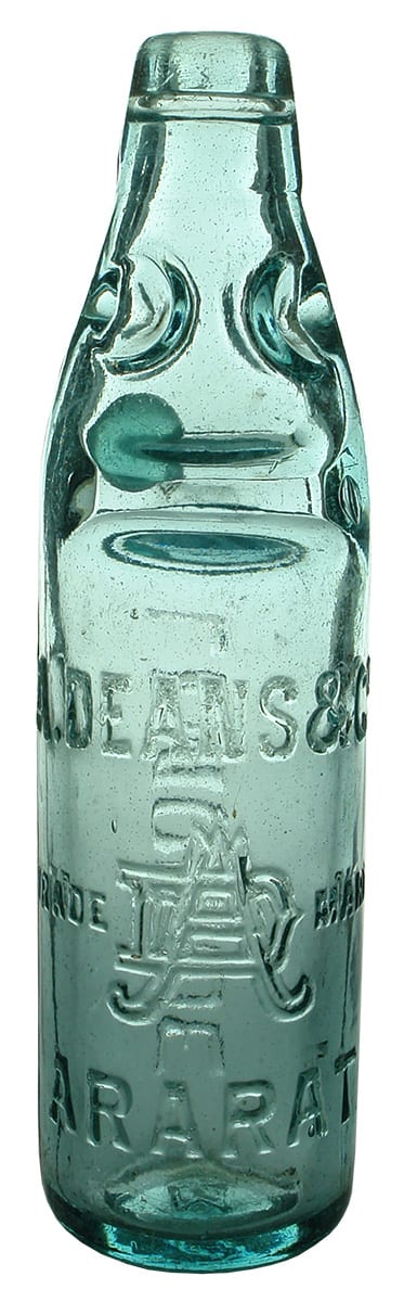 Deans Ararat Lemonade Codd Marble Bottle