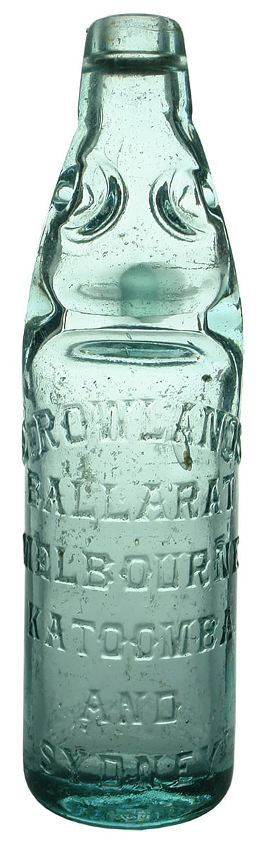 Rowlands Ballarat Melbourne Katoomba Sydney Codd Marble Bottle