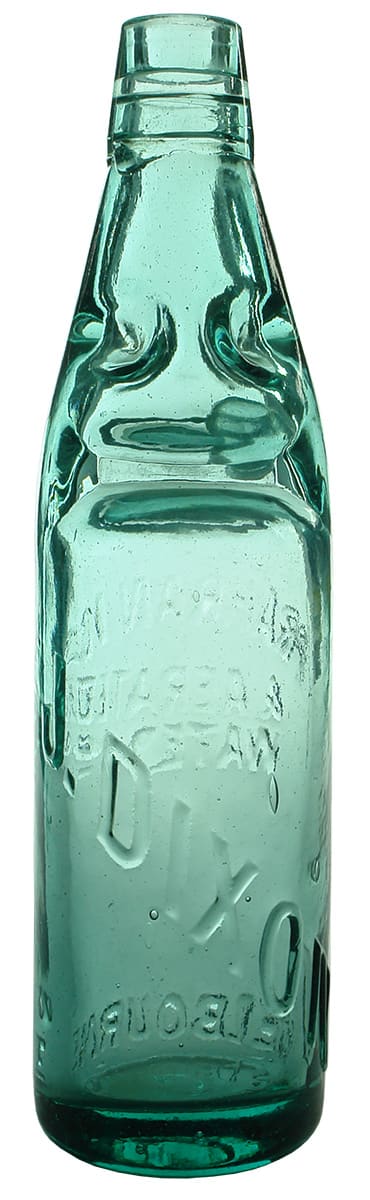 Dixon Prahran Ice Aerated Water Codd Marble Bottle