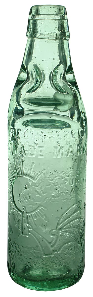 Trood Melbourne Health Purity Codd Marble Bottle