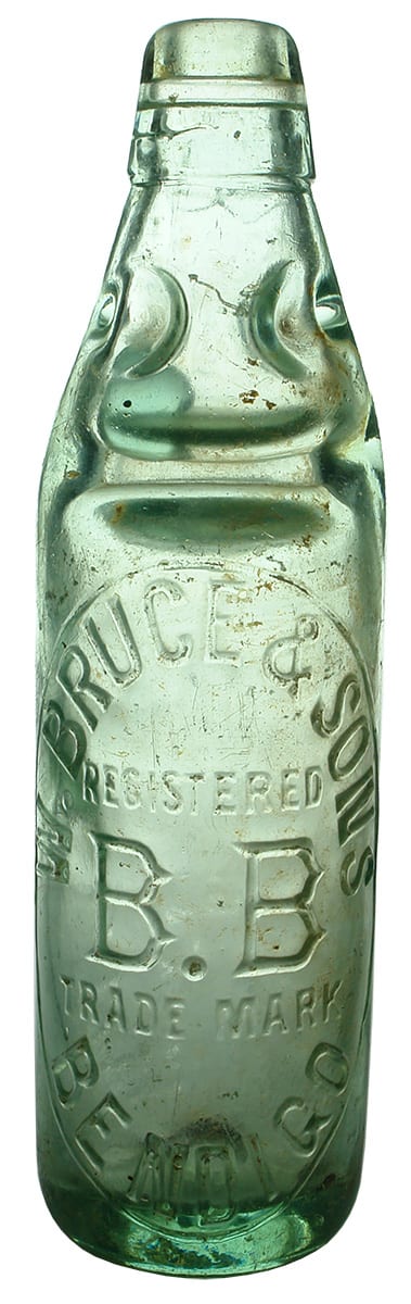 Bruce Bendigo Codd Marble Bottle