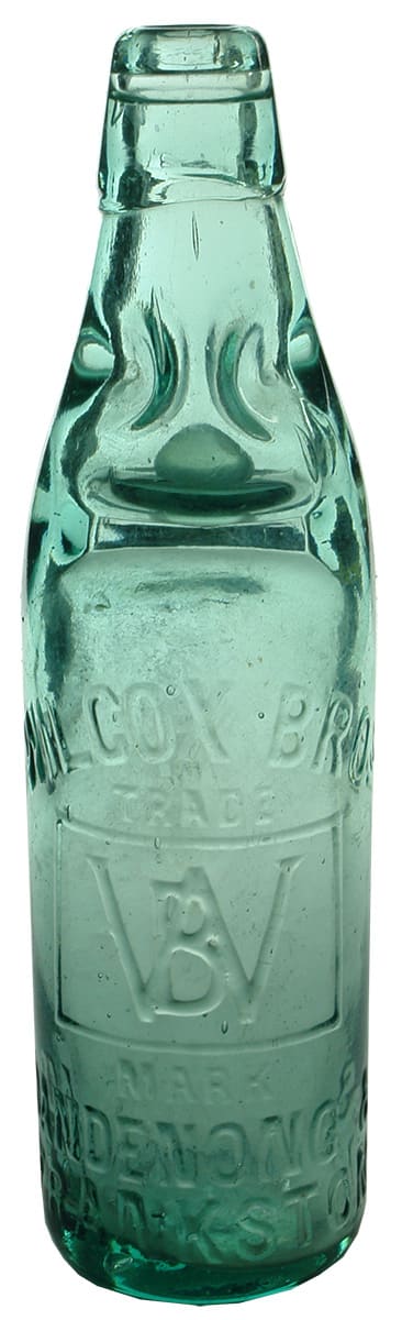 Wilcox Bros Dandenong Frankston Codd Marble Bottle