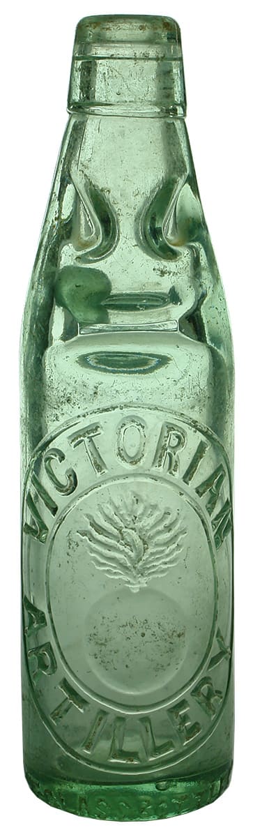 Victorian Artillery Codd Marble Bottle