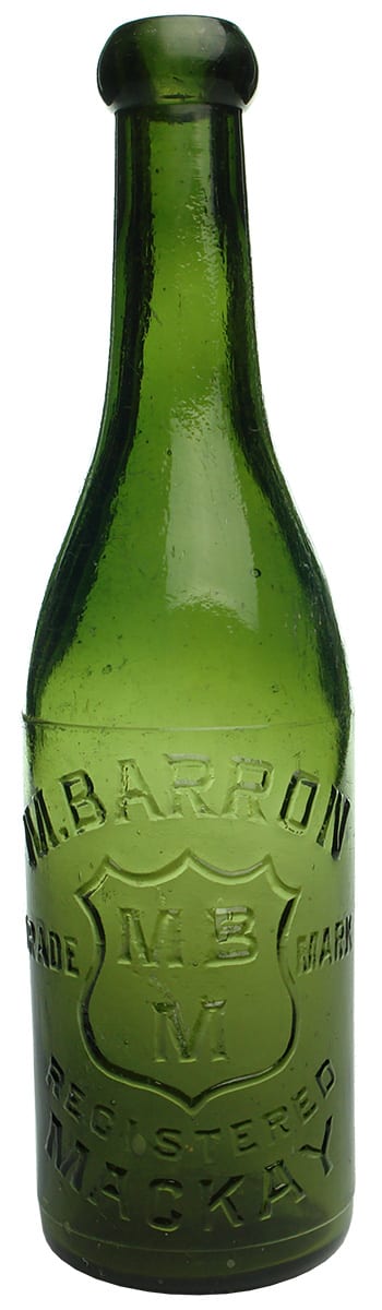 Barron Mackay Antique Green Bottle