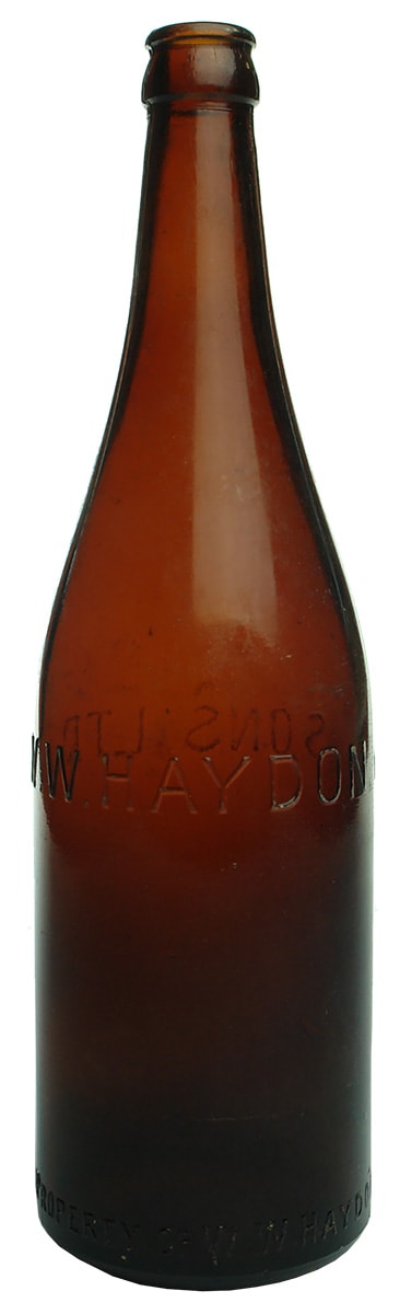 Haydon Queenstown Amber Bottle