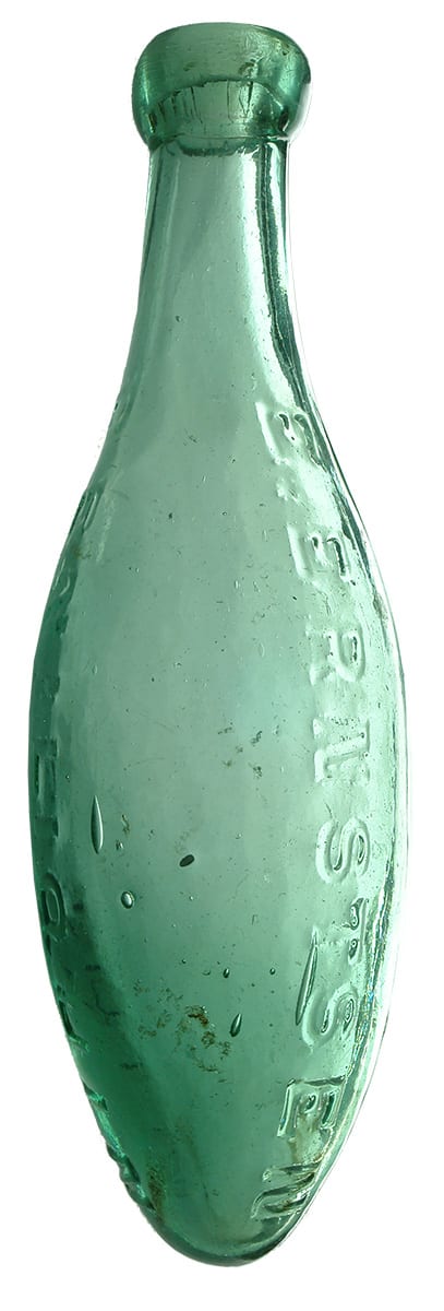 Ernstsen Deniliquin Antique Torpedo Soft Drink Bottle