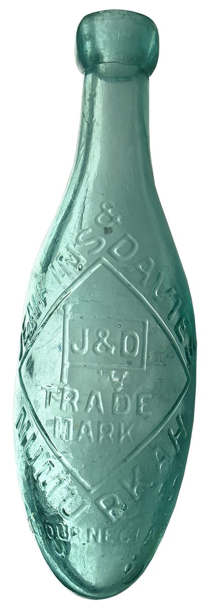 Jenkins Davies Nathalia Numurkah Cobram Antique Torpedo Soft Drink Bottle